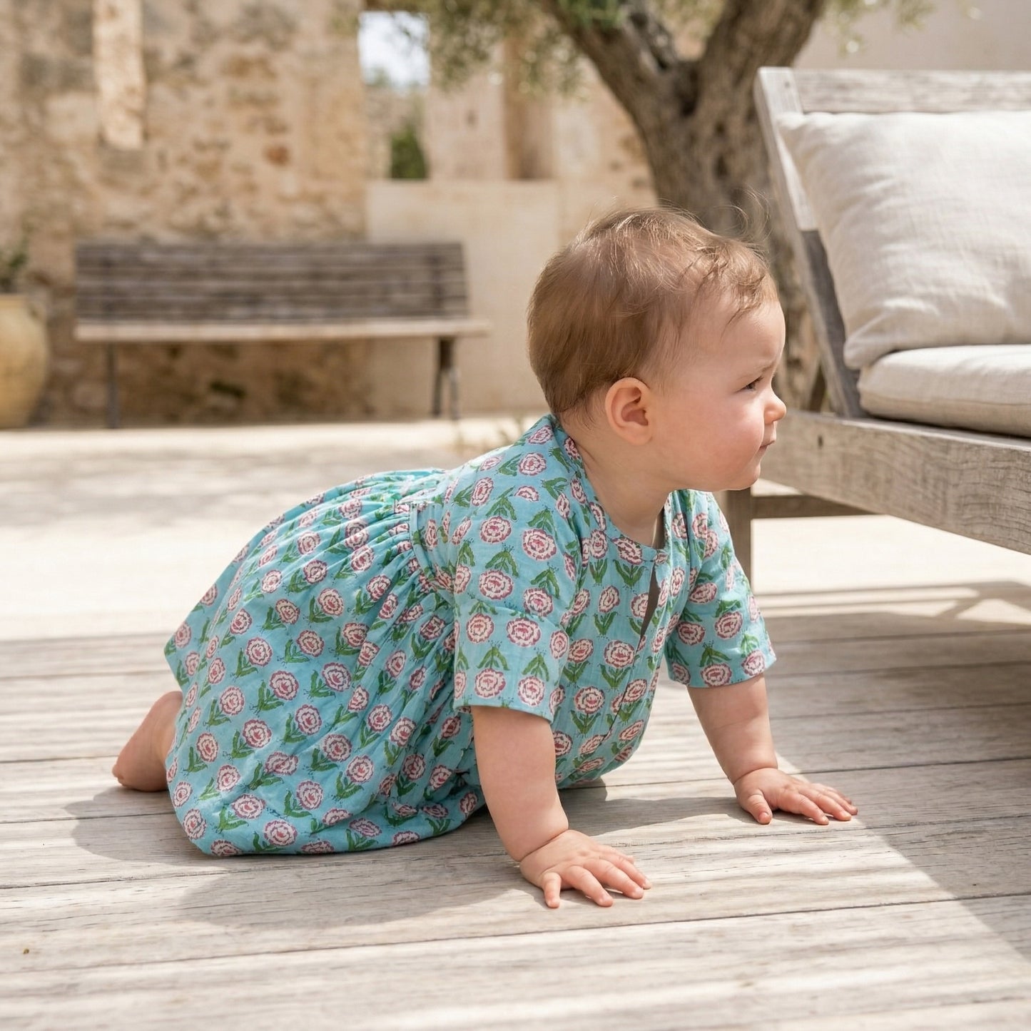 Dahlia dress - Turquoise