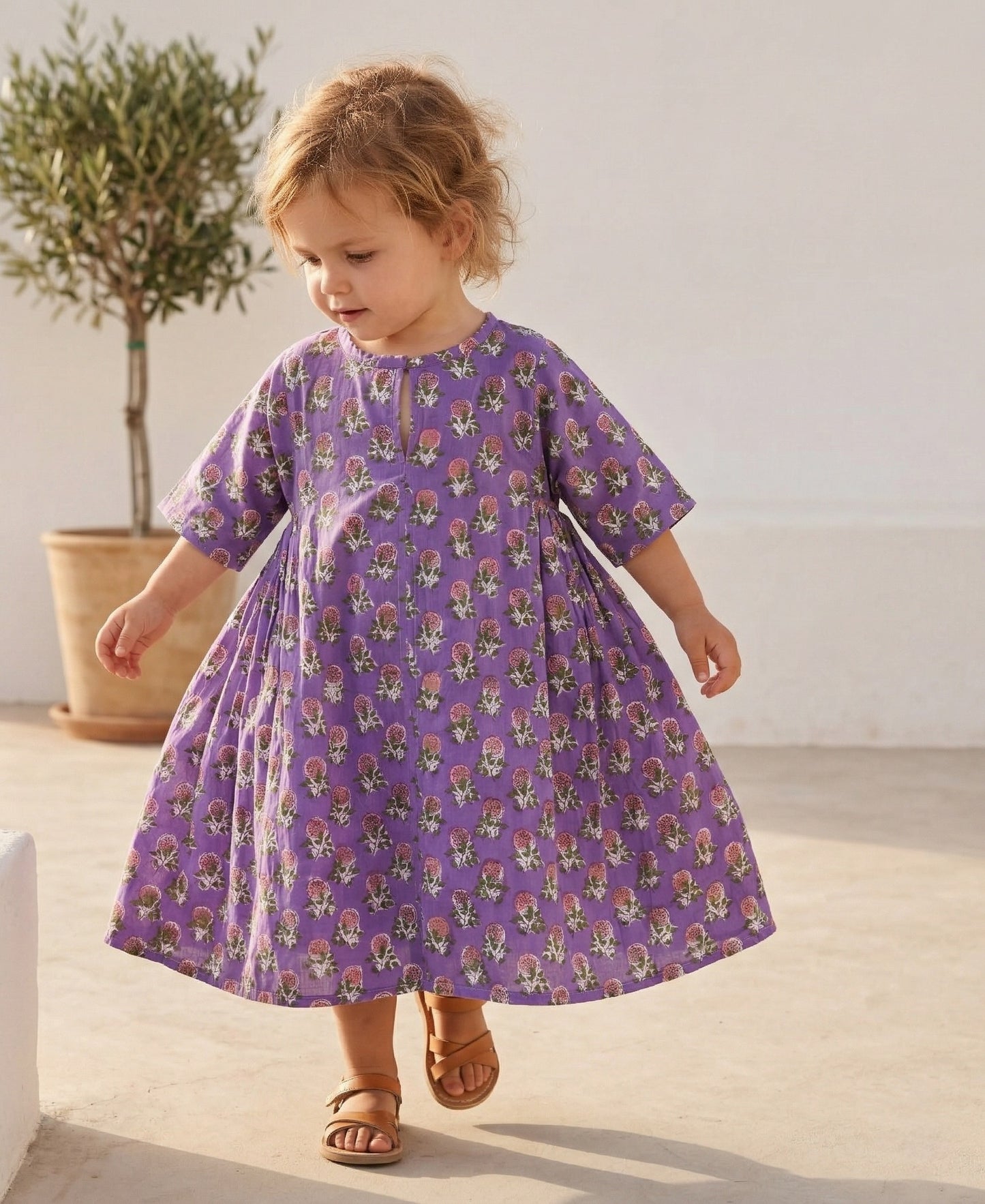 Dahlia dress - Purple