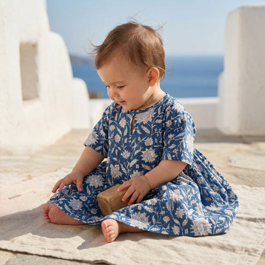 Dahlia dress - Night skies