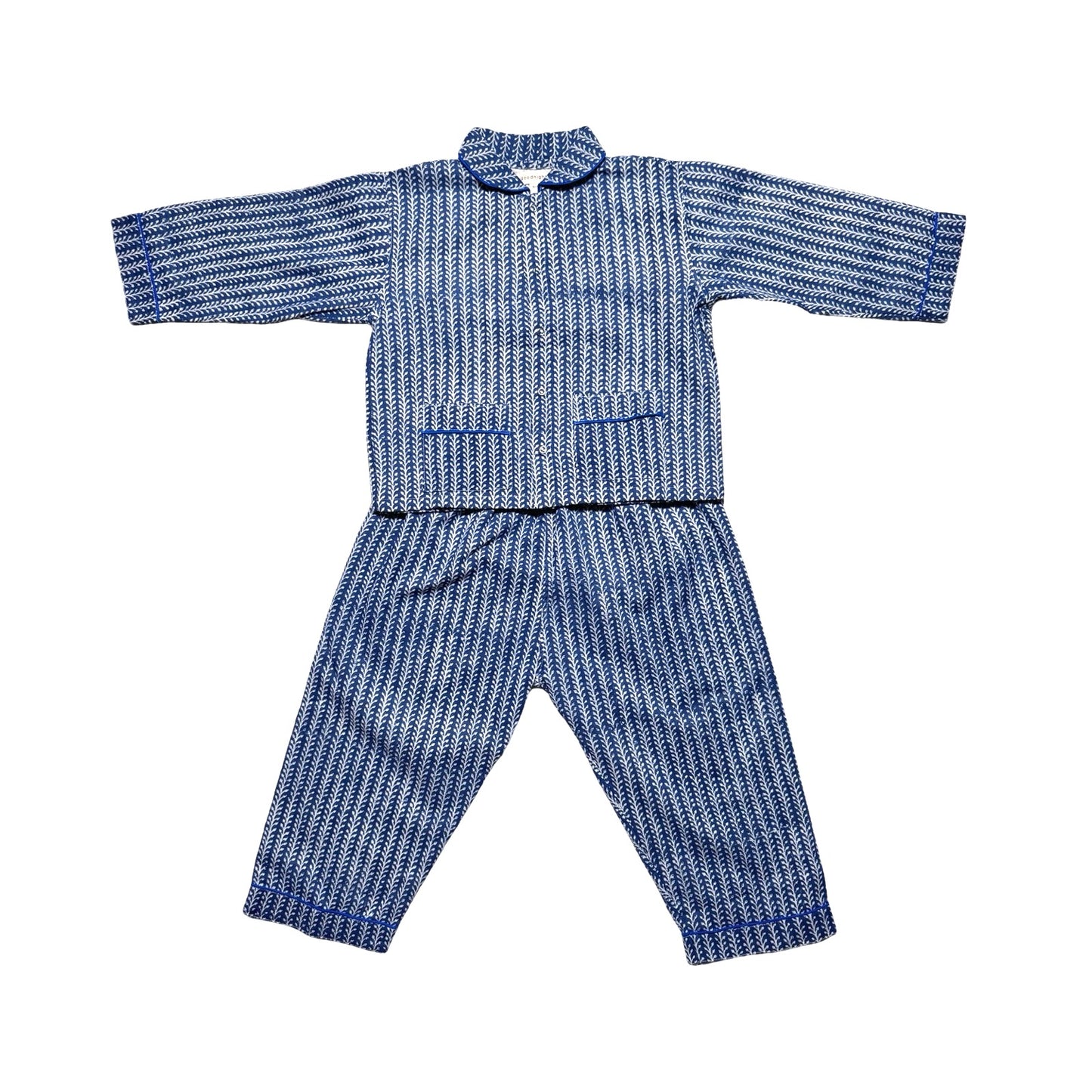 Winter Ginger - Blue Buttons