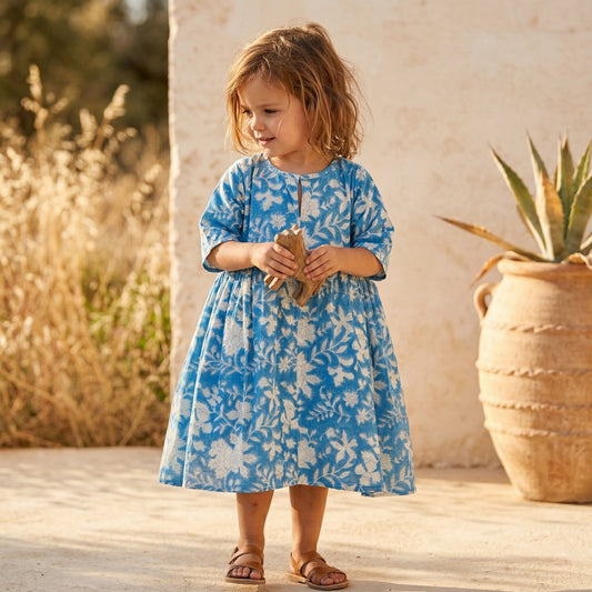Dahlia dress - Sky Blue