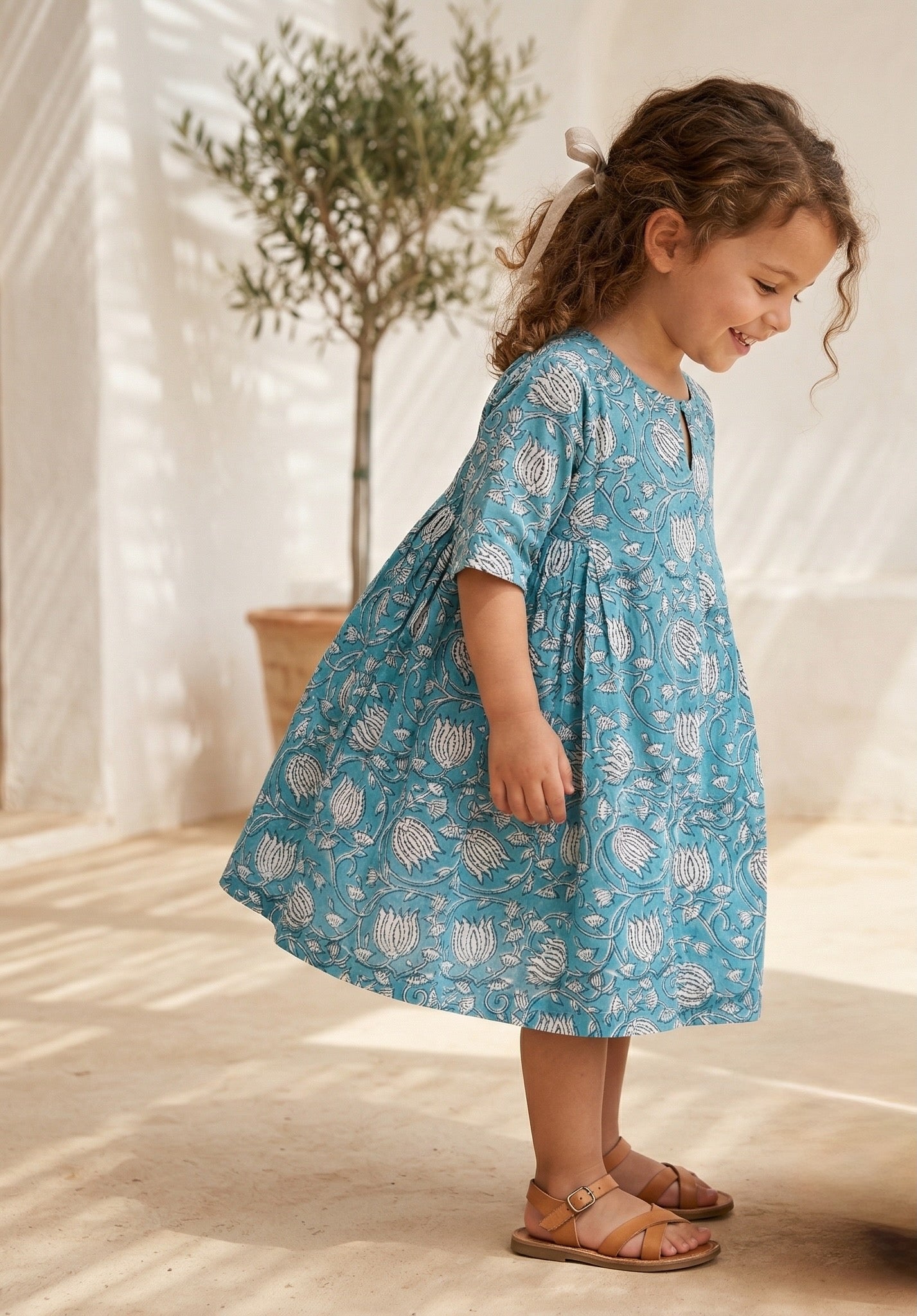Dahlia dress -  Blue Grey