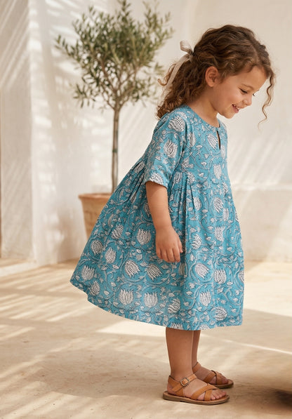 Dahlia dress -  Blue Grey