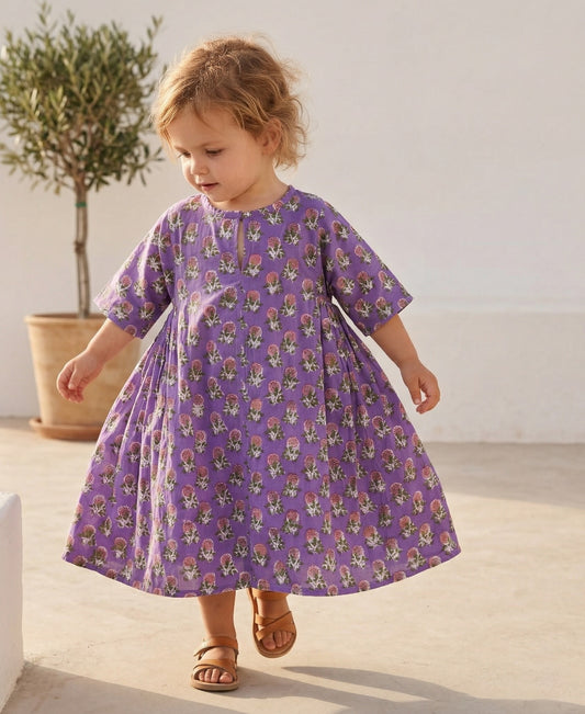 Dahlia dress - Purple