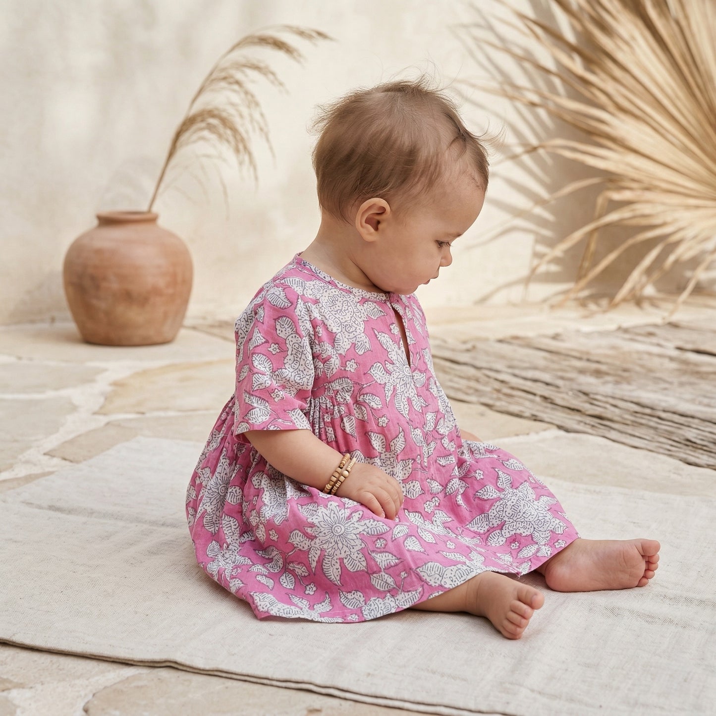 Dahlia dress - Sweet pink