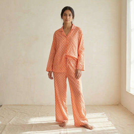 Pepper - Woman Pyjama neon orange