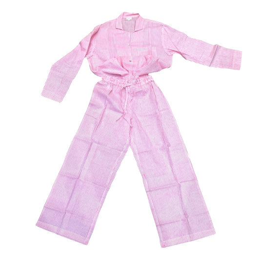 Woman Pyjama - Pepper pink stripes M/L