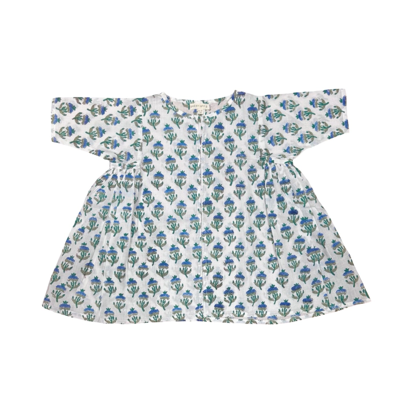 Dahlia dress -  Blue green