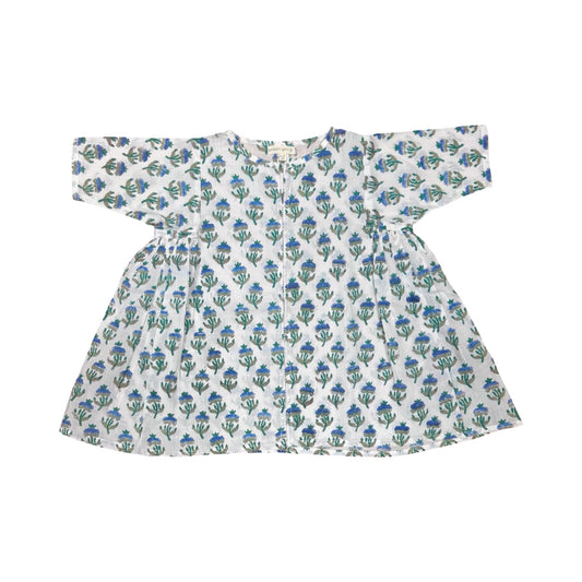 Dahlia dress -  Blue green