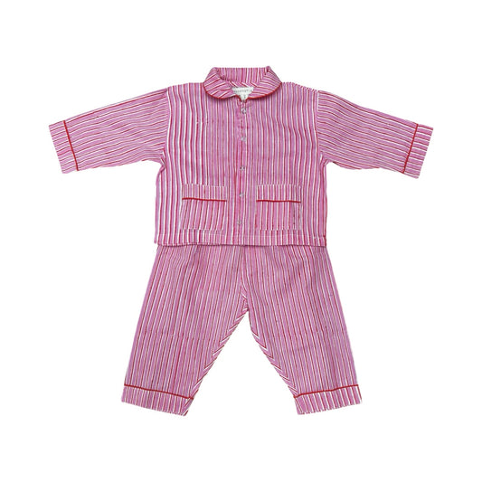 Summer Ginger - Pink Red Stripes
