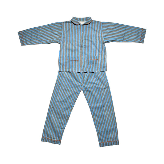 Winter Ginger - Turquoise Stripes