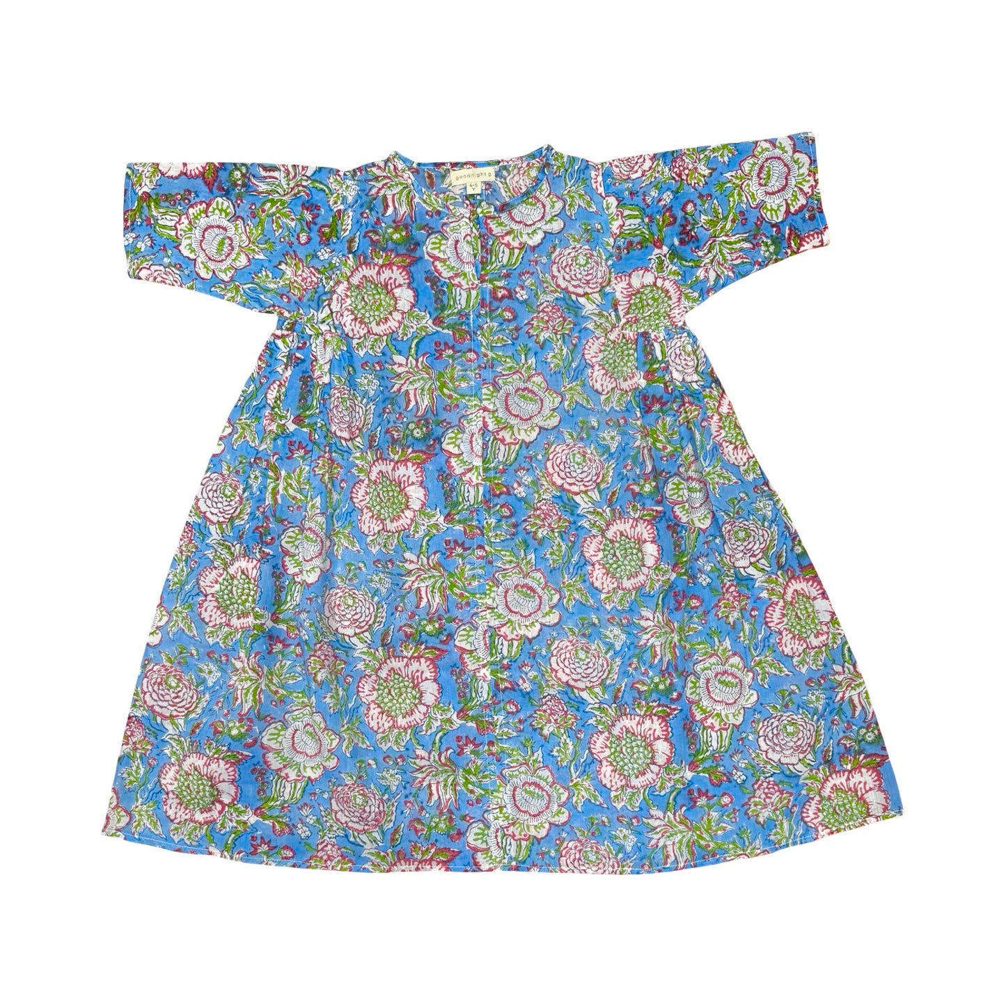 Dahlia dress - Blue Garden