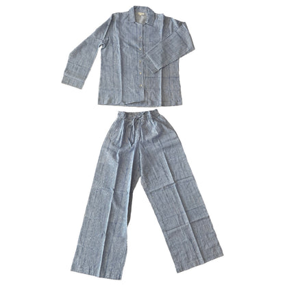 Woman Pyjama - Pepper Blue Stripes