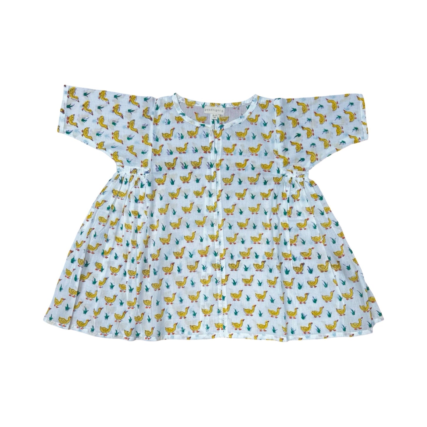 Dahlia dress -  Yellow ducks