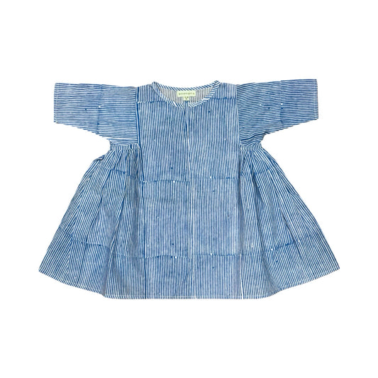 Dahlia dress -  Blue Stripes